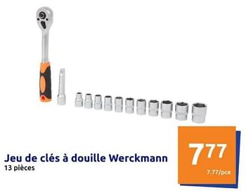 Promoties Jeu de cles a douille werckmann - Werckmann - Geldig van 07/02/2024 tot 13/02/2024 bij Action