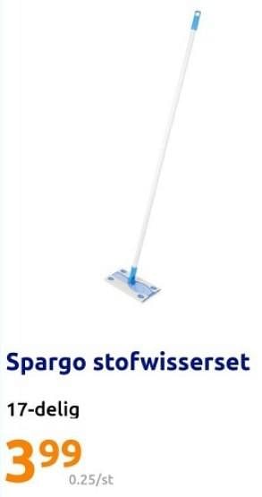 Promoties Spargo stofwisserset - Spargo - Geldig van 07/02/2024 tot 13/02/2024 bij Action