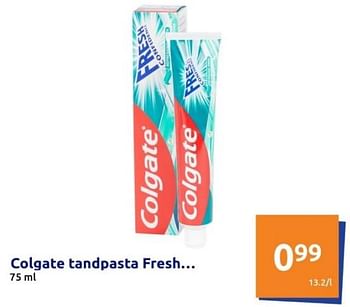 Promoties Colgate tandpasta fresh. - Colgate - Geldig van 07/02/2024 tot 13/02/2024 bij Action