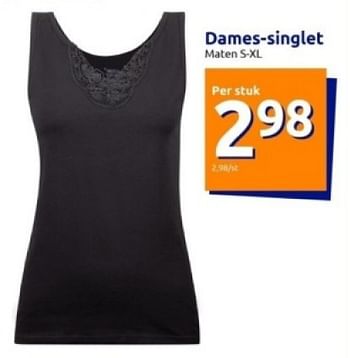Promoties Dames-singlet - Huismerk - Action - Geldig van 07/02/2024 tot 13/02/2024 bij Action