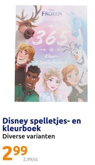 Promoties Disney spelletjes- en kleurboek - Huismerk - Action - Geldig van 07/02/2024 tot 13/02/2024 bij Action
