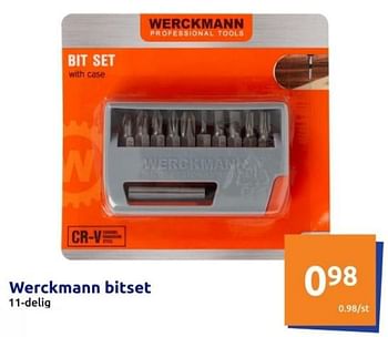 Promoties Werckmann bitset - Werckmann - Geldig van 07/02/2024 tot 13/02/2024 bij Action
