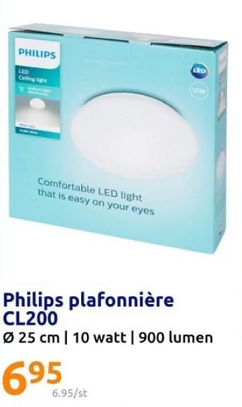 Promoties Philips plafonniére cl200 - Philips - Geldig van 07/02/2024 tot 13/02/2024 bij Action