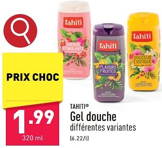 Promotions Gel douche - Palmolive Tahiti - Valide de 12/02/2024 à 17/02/2024 chez Aldi