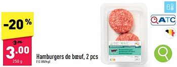 Promotions Hamburgers de boeuf - Produit maison - Aldi - Valide de 12/02/2024 à 17/02/2024 chez Aldi