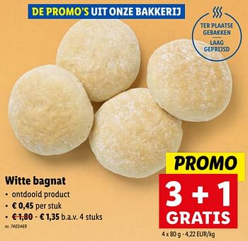 Promoties Witte bagnat - Huismerk - Lidl - Geldig van 14/02/2024 tot 20/02/2024 bij Lidl