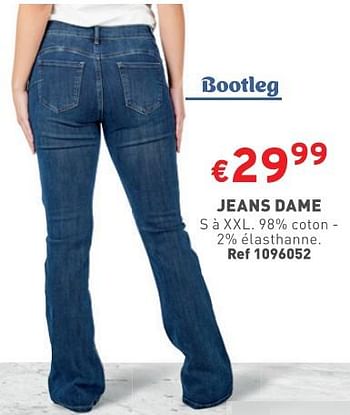 Promotions Jeans dame - Produit maison - Trafic  - Valide de 07/02/2024 à 12/02/2024 chez Trafic