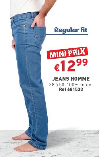 Promotions Jeans homme - Produit maison - Trafic  - Valide de 07/02/2024 à 12/02/2024 chez Trafic