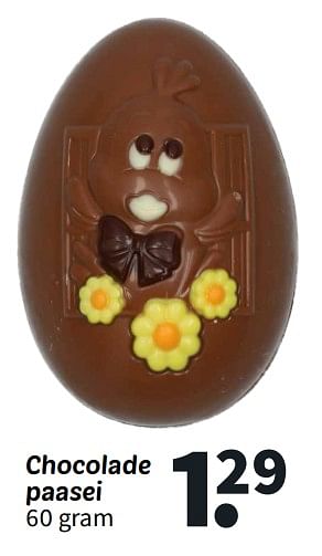 Promoties Chocolade paasei - Huismerk - Wibra - Geldig van 11/02/2024 tot 18/02/2024 bij Wibra
