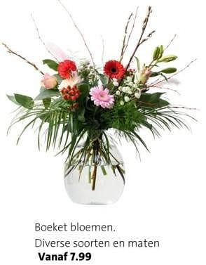 Promoties Boeket bloemen - Huismerk - Intratuin - Geldig van 12/02/2024 tot 18/02/2024 bij Intratuin