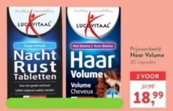 Promoties Haar volume - Lucovitaal - Geldig van 12/02/2024 tot 18/02/2024 bij Holland & Barret