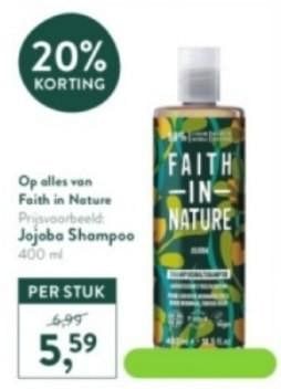 Promoties Jojoba shampoo - Faith in Nature  - Geldig van 12/02/2024 tot 18/02/2024 bij Holland & Barret