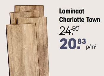 Promoties Laminaat charlotte town - Huismerk - Kwantum - Geldig van 12/02/2024 tot 25/02/2024 bij Kwantum
