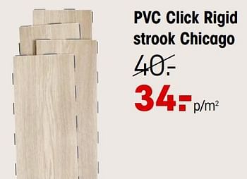 Promoties Pvc click rigid strook chicago - Huismerk - Kwantum - Geldig van 12/02/2024 tot 25/02/2024 bij Kwantum
