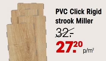 Promoties Pvc click rigid strook miller - Huismerk - Kwantum - Geldig van 12/02/2024 tot 25/02/2024 bij Kwantum