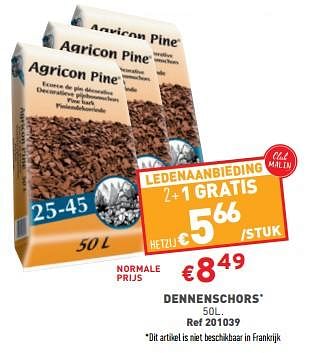 Promoties Dennenschors - Agricon - Geldig van 14/02/2024 tot 19/02/2024 bij Trafic