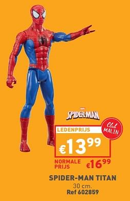 Promoties Spider-man titan - Marvel - Geldig van 14/02/2024 tot 19/02/2024 bij Trafic