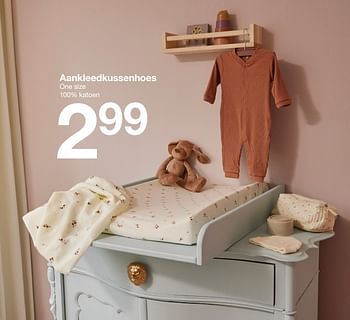 Promotions Aankleedkussenhoes - Produit maison - Zeeman  - Valide de 07/02/2024 à 30/06/2024 chez Zeeman