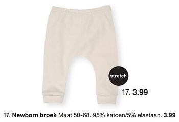 Promoties Newborn broek - Huismerk - Zeeman  - Geldig van 07/02/2024 tot 30/06/2024 bij Zeeman