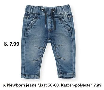 Promotions Newborn jeans - Produit maison - Zeeman  - Valide de 07/02/2024 à 30/06/2024 chez Zeeman