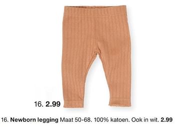 Promoties Newborn legging - Huismerk - Zeeman  - Geldig van 07/02/2024 tot 30/06/2024 bij Zeeman