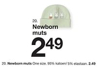 Newborn muts-Huismerk - Zeeman 