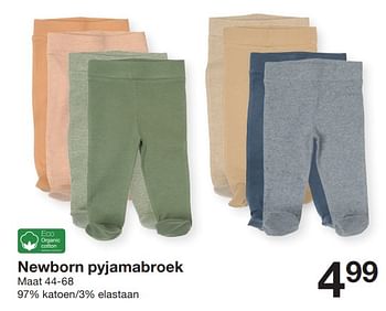 Promoties Newborn pyjamabroek - Huismerk - Zeeman  - Geldig van 07/02/2024 tot 30/06/2024 bij Zeeman