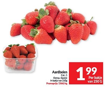 Promoties Aardbeien - Huismerk - Intermarche - Geldig van 13/02/2024 tot 18/02/2024 bij Intermarche