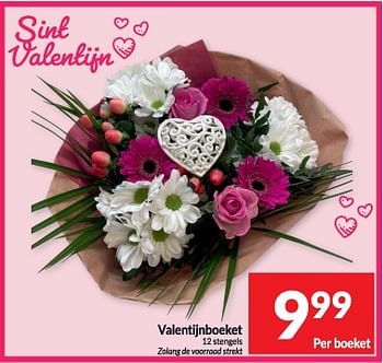 Promoties Valentijnboeket - Huismerk - Intermarche - Geldig van 13/02/2024 tot 18/02/2024 bij Intermarche