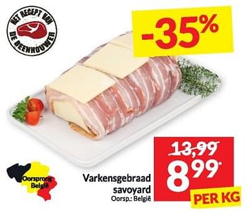 Promoties Varkensgebraad savoyard - Huismerk - Intermarche - Geldig van 13/02/2024 tot 18/02/2024 bij Intermarche