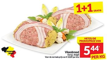 Promoties Vleesbrood - Huismerk - Intermarche - Geldig van 13/02/2024 tot 18/02/2024 bij Intermarche