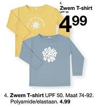 Zwem t-shirt-Huismerk - Zeeman 