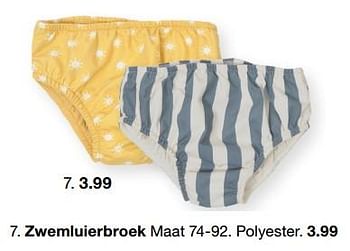 Promoties Zwemluierbroek - Huismerk - Zeeman  - Geldig van 07/02/2024 tot 30/06/2024 bij Zeeman