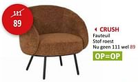 Crush fauteuil-Huismerk - Weba
