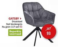 Gatsby draaistoel-Huismerk - Weba