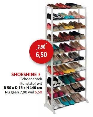 Promoties Shoeshine schoenenrek - Huismerk - Weba - Geldig van 09/02/2024 tot 28/03/2024 bij Weba