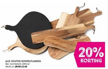 Promoties Borrelplank olijfhout - Huismerk - Xenos - Geldig van 11/02/2024 tot 24/02/2024 bij Xenos
