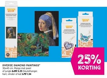 Promoties Diamond paintings sleutelhanger hart, viinder of kat - Huismerk - Xenos - Geldig van 11/02/2024 tot 24/02/2024 bij Xenos