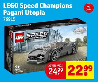 Promoties Lego speed champions pagani utopia 76915 - Lego - Geldig van 13/02/2024 tot 26/02/2024 bij Kruidvat