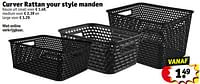 Curver rattan your style manden-Curver
