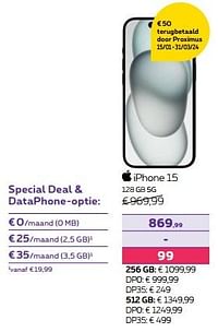 Apple iphone 15 128 gb 5g-Apple