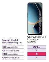 Promoties Oneplus nord ce 3 lite 128 gb 5g - OnePlus - Geldig van 01/02/2024 tot 01/05/2024 bij Proximus