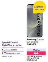 Promoties Samsung galaxy s24 128 gb 5g - Samsung - Geldig van 01/02/2024 tot 01/05/2024 bij Proximus