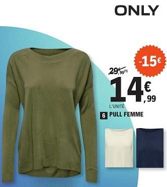 Pull discount leclerc femme