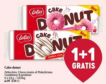 Promoties Cake donut - Lotus Bakeries - Geldig van 15/02/2024 tot 21/02/2024 bij Delhaize