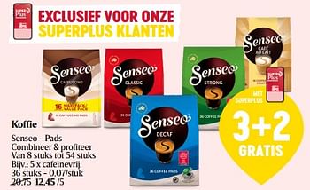 Promoties Koffie senseo - pads cafeïnevrij - Douwe Egberts - Geldig van 15/02/2024 tot 21/02/2024 bij Delhaize