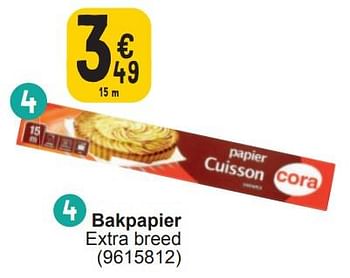 Promoties Bakpapier - Huismerk - Cora - Geldig van 13/02/2024 tot 26/02/2024 bij Cora