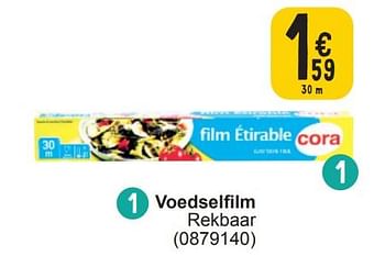 Promoties Voedselfilm - Huismerk - Cora - Geldig van 13/02/2024 tot 26/02/2024 bij Cora