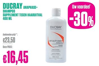 Promoties Ducray anaphase+ shampoo supplement tegen haaruitval - DUCRAY - Geldig van 29/01/2024 tot 29/02/2024 bij Medi-Market