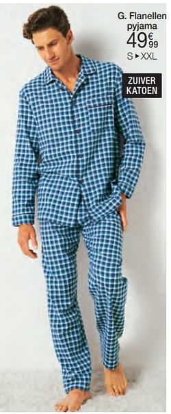 Flanellen pyjama